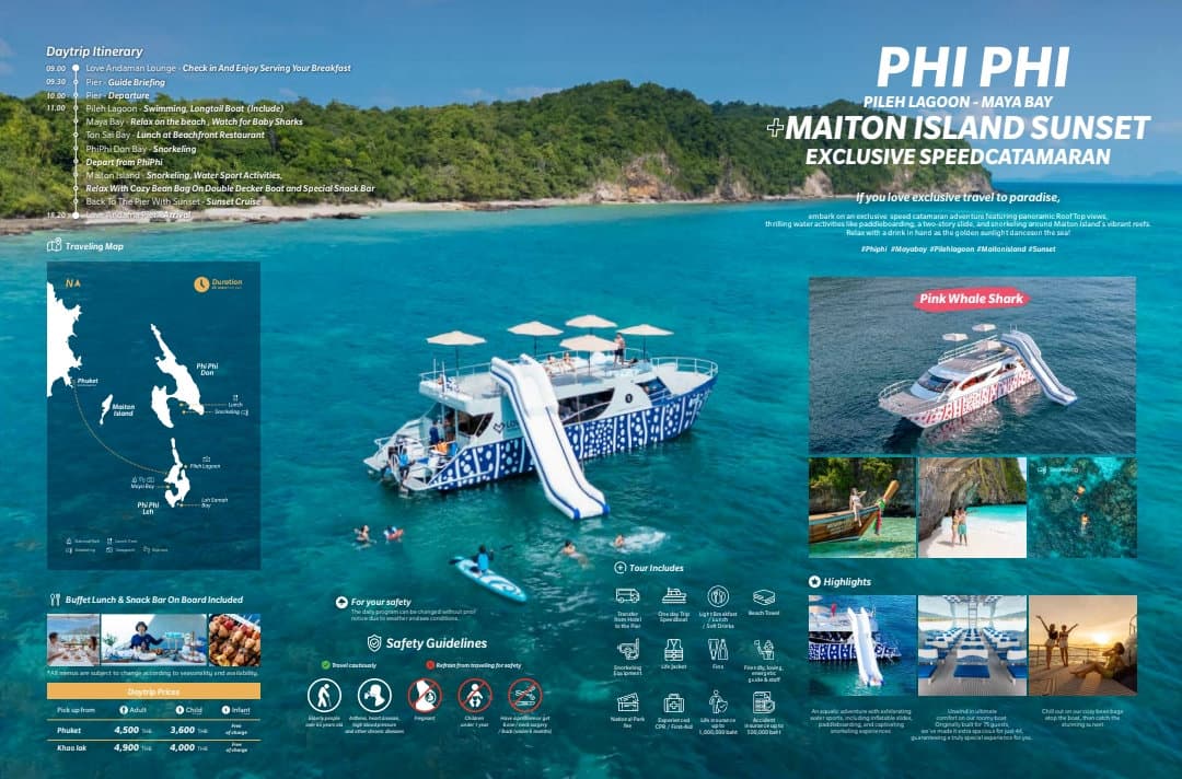 Phi Phi Islands & Maiton Island One Day Premium Speedboat Tour From Phuket (Include Longtail) showcase 4
