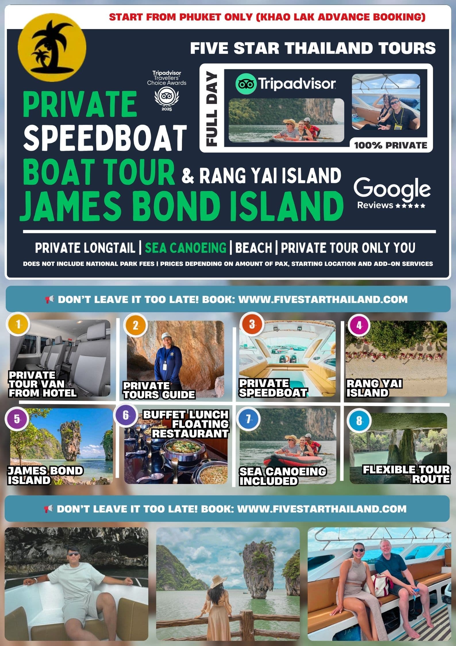 Private Speedboat Charter James Bond & Rang Yai Island Tour From Phuket showcase