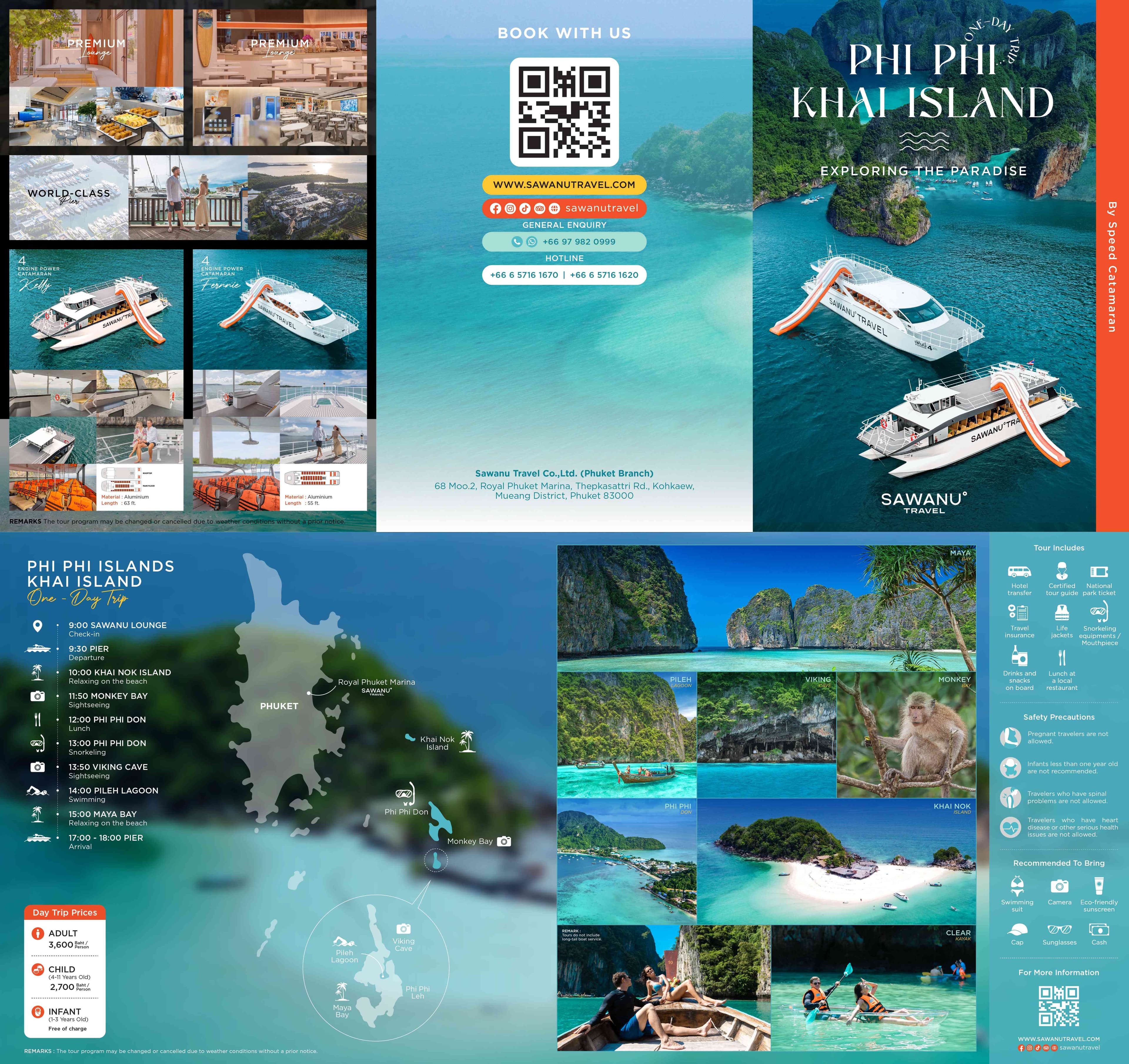 Phi Phi & Khai Islands One Day Premium Catamaran Speedboat Tour From Khao Lak showcase 1