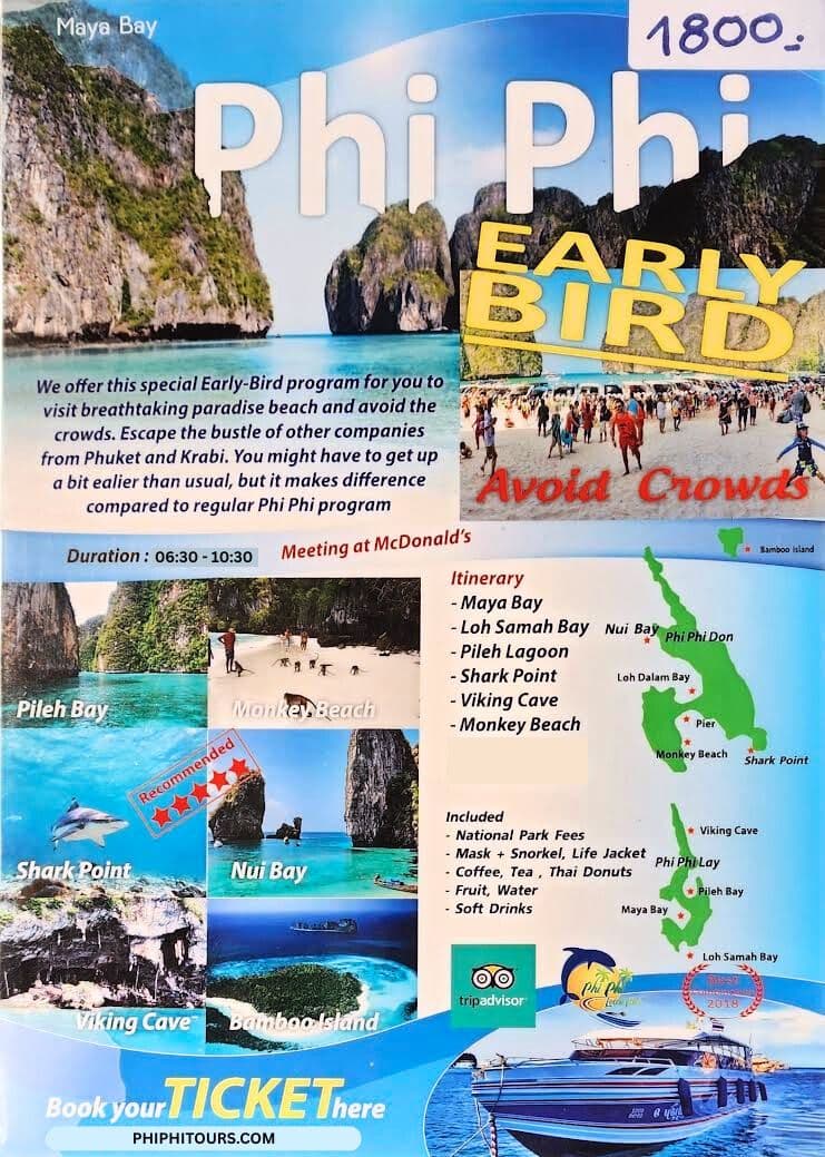 Phi Phi Islands 4 Hour Early Bird Sunrise Speedboat Tour with Snorkeling From Phi Phi Don showcase