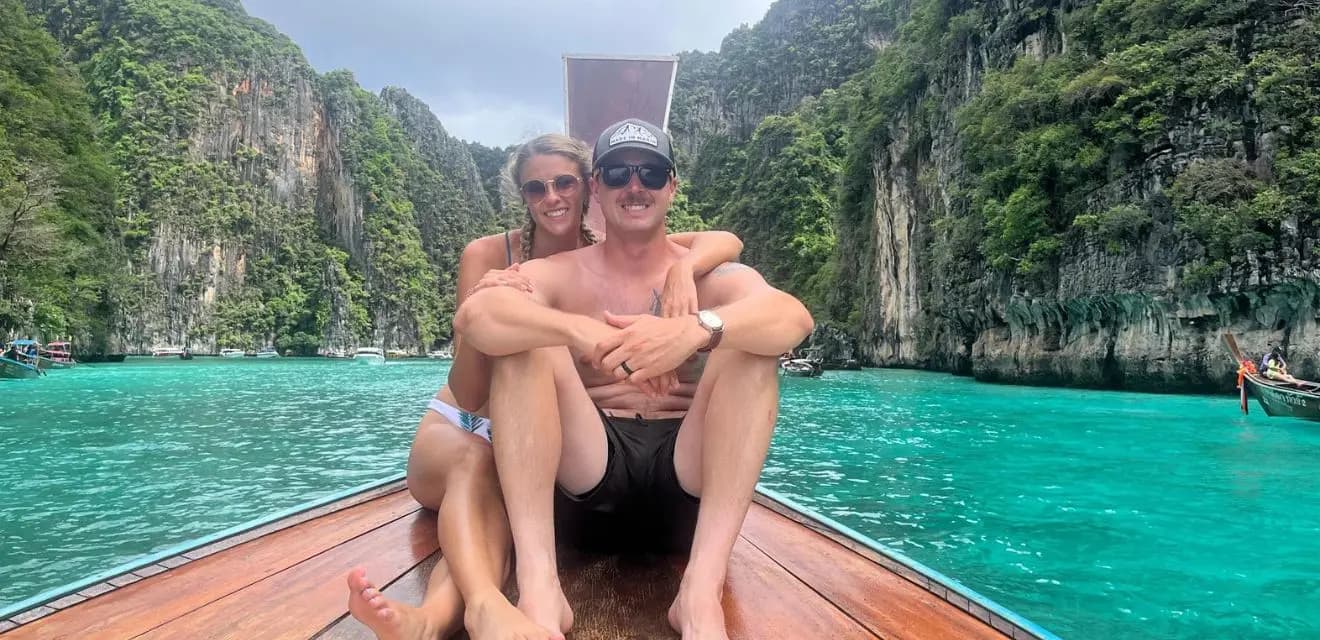 12:30 PM - Sunset Private Longtail Boat From Phi Phi | 6 Hours with Lunch, Private Guide & Pillow Set