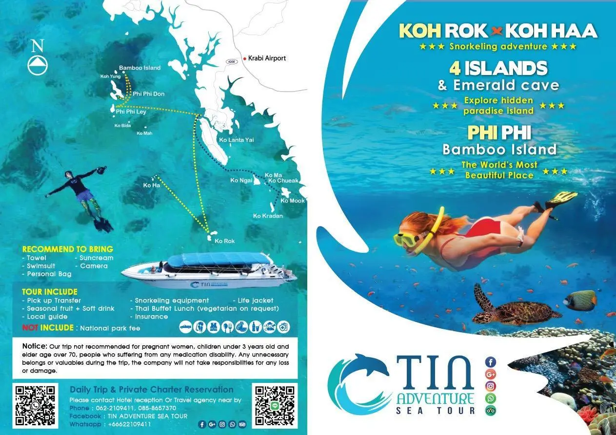 Koh Rok & Koh Haa Full Day Speedboat Tour & Snorkeling From Koh Lanta showcase 1