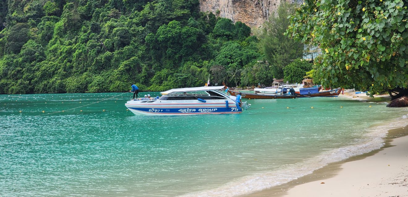 arisa speedboat boat tour phi phi islands one day tour by speedboat