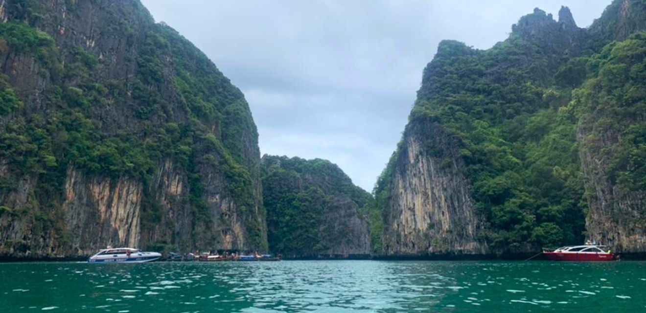 maya bay phi phi island included stop in speedboat tour from phuket