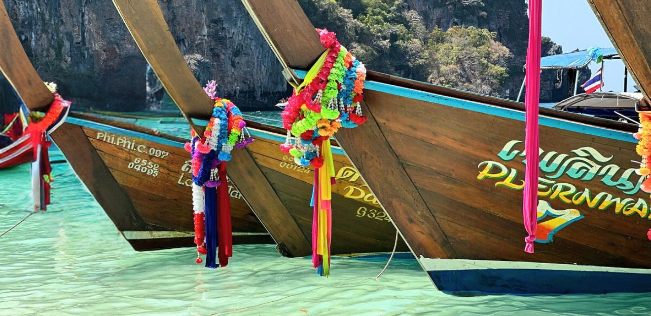 south thailand longtail boat tours phi phi island