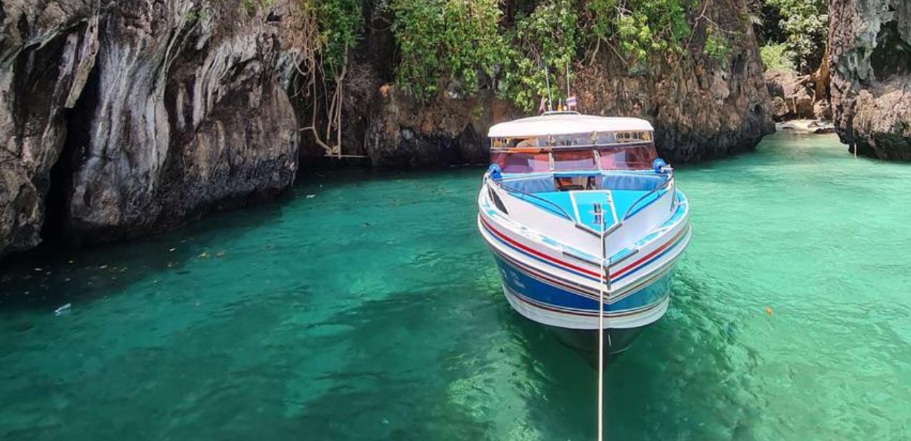 speedboat saam had monkey beach koh phi phi don arisa tour