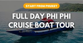 from phuket Andaman Wavemaster Phi Phi Cruiser one day premium class boat tour