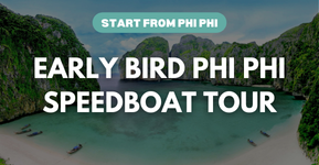 maya bay early bird sunrise phi phi island tour speedboat