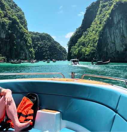 phi phi island one day boat tour by speedboat booking from phuket