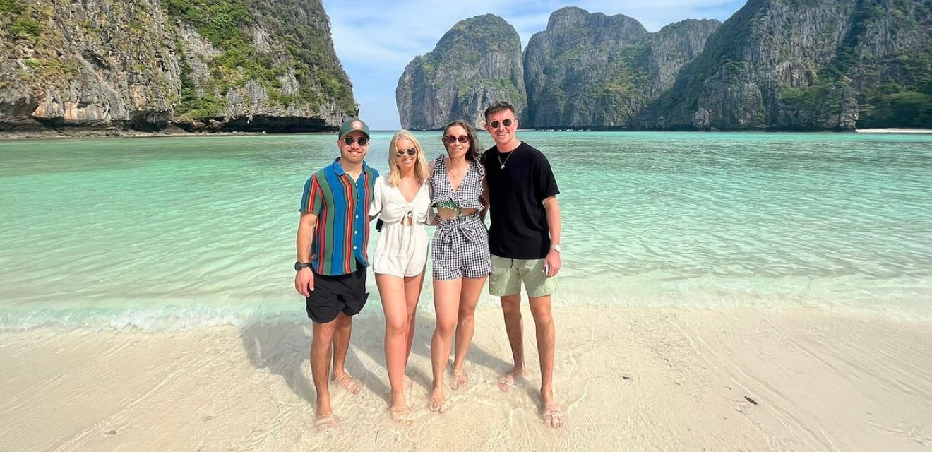 family tour phi phi island maya bay beach tour