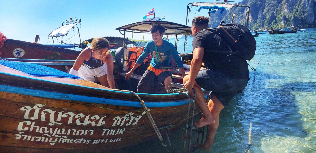 longtail boat private phi phi island tour tonsai pier