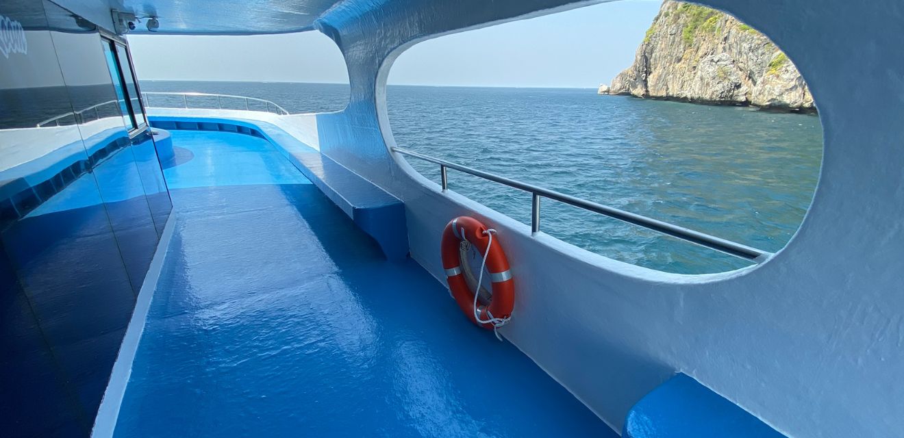 phi phi leh andaman wave big boat