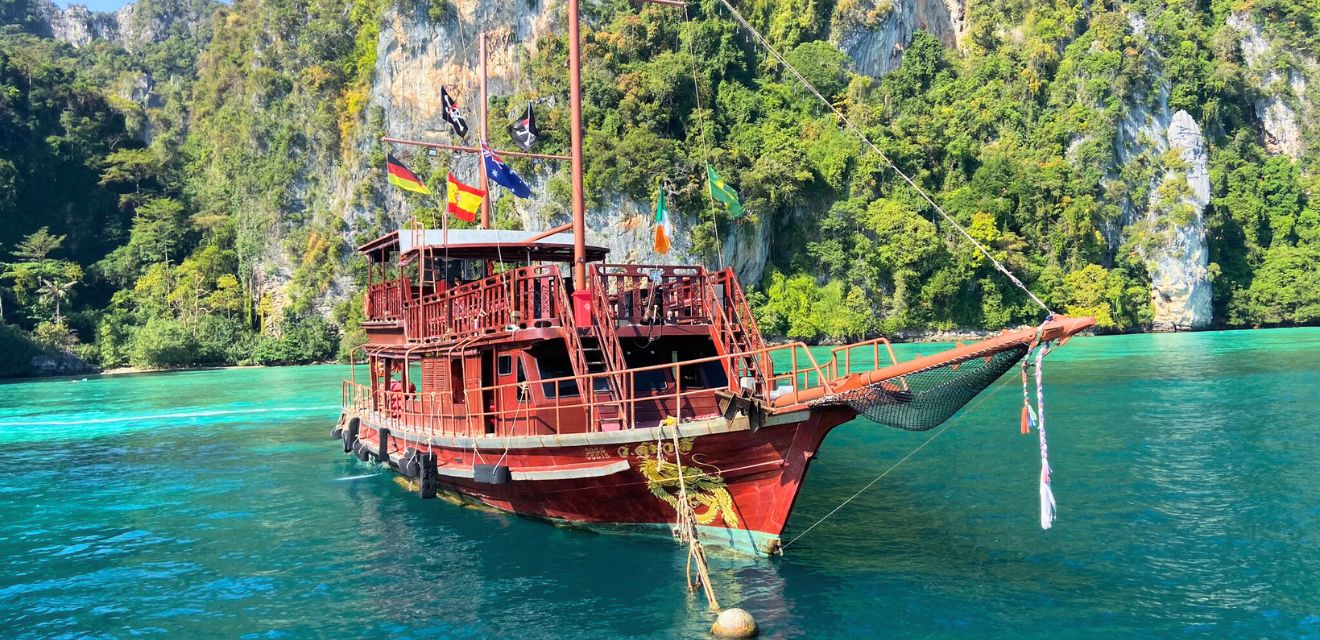 pirate boat phi phi island tour boat party