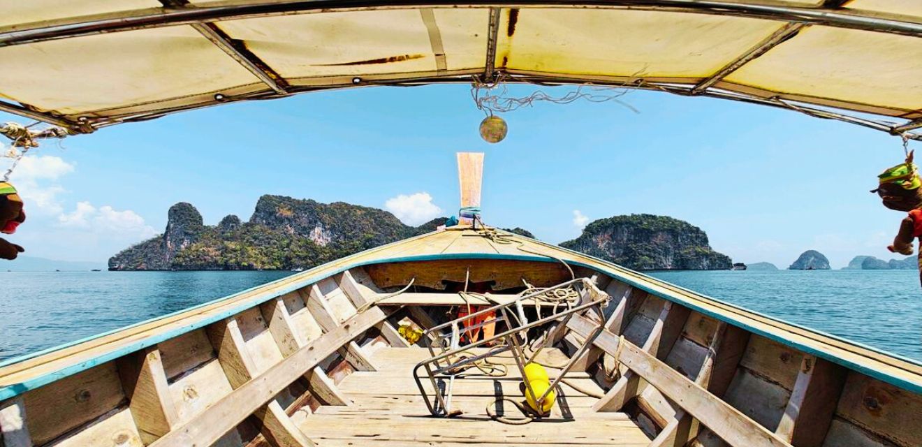 traditional Thai longtail boat koh phi phi tour private boat