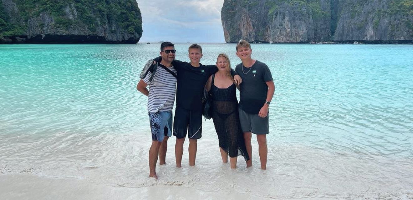 family trip maya bay without crowds koh phi phi leh national marine park