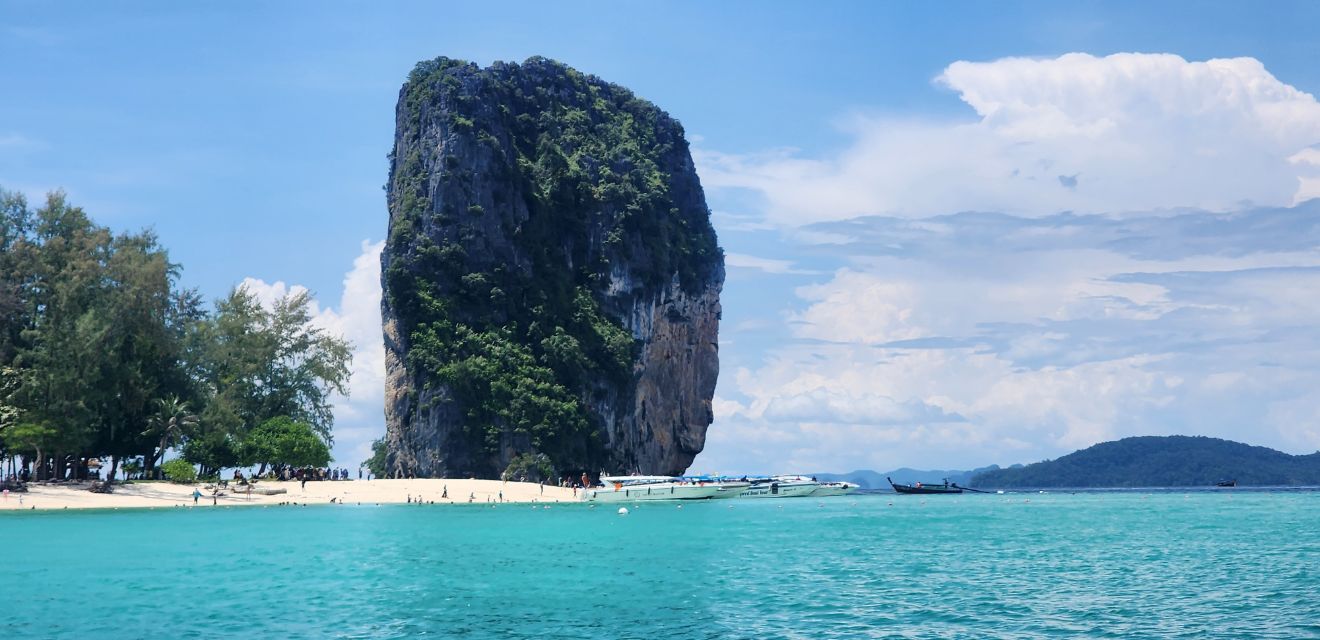 koh poda island beach blue sea boat tour krabi