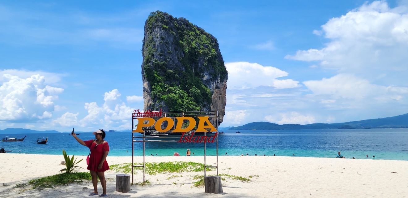 koh poda island krabi thailand boat tour beach