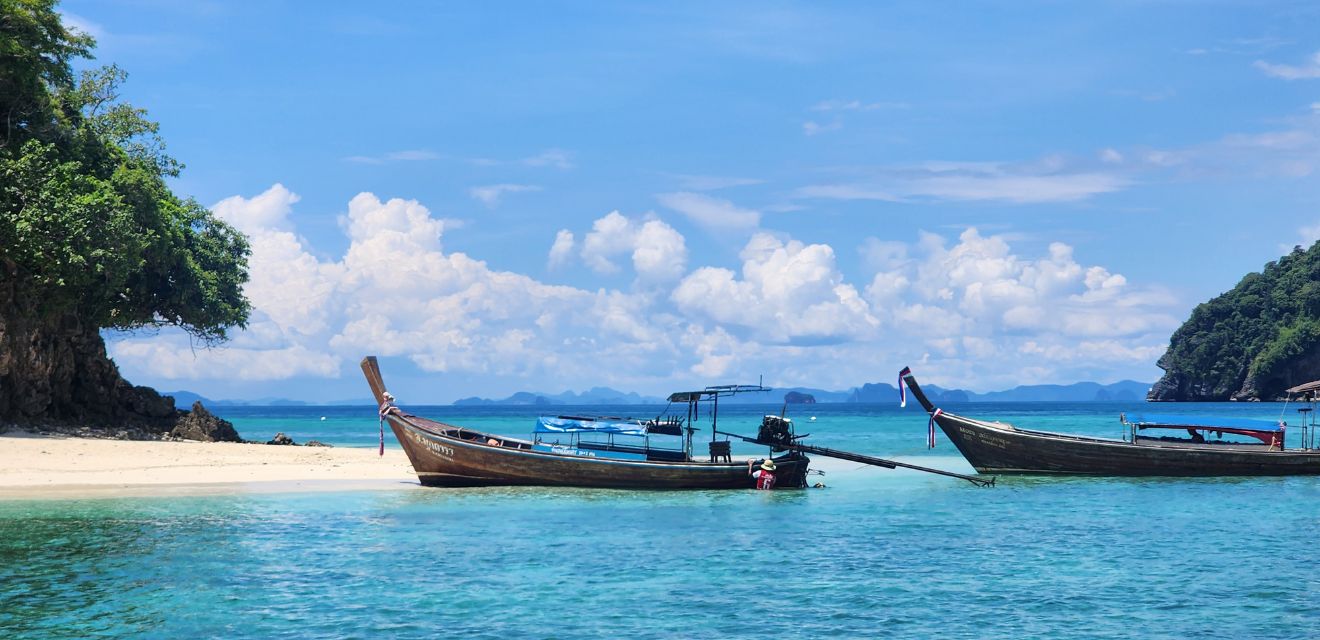 krabi longtail boat tours white sand beach 4 island boat tour