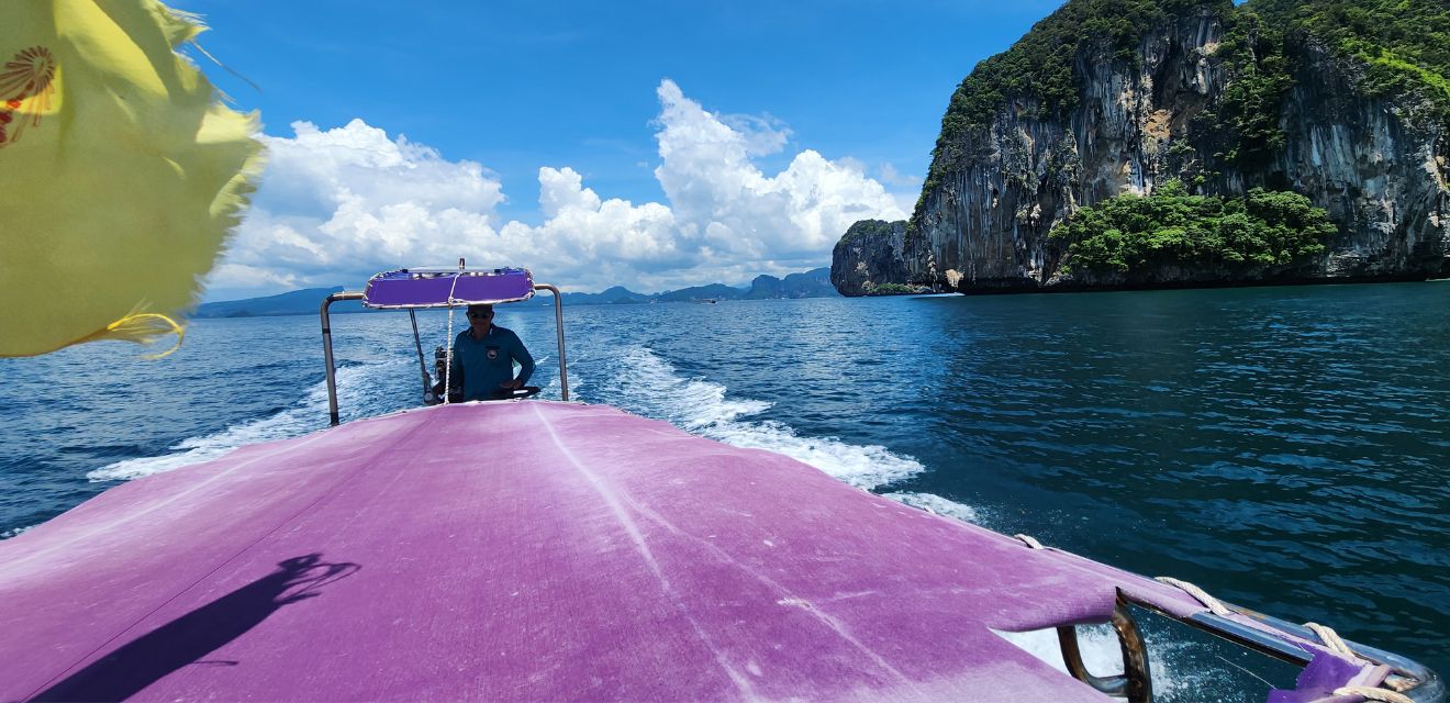 longtail boat krabi captain boat tour four 4 islands