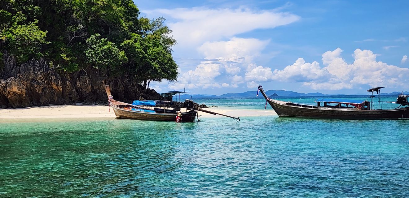 longtail boats on krabi 4 island boat tours from ao nang