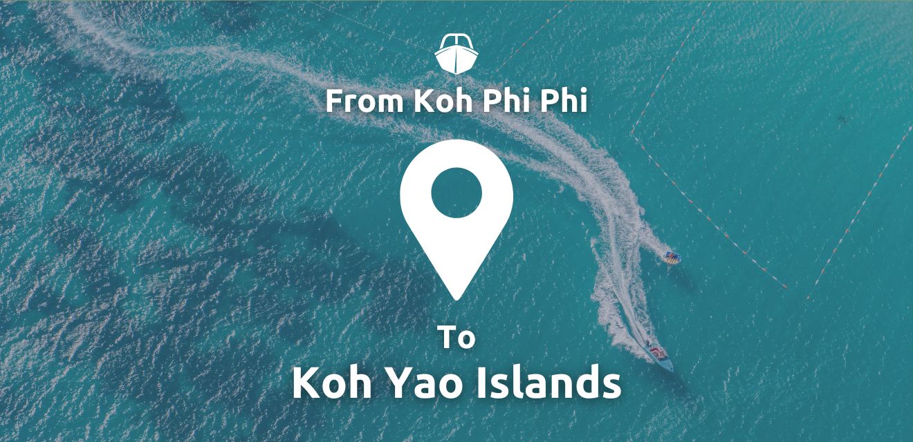 poster one way boat transfer koh phi phi to koh yao islands 1