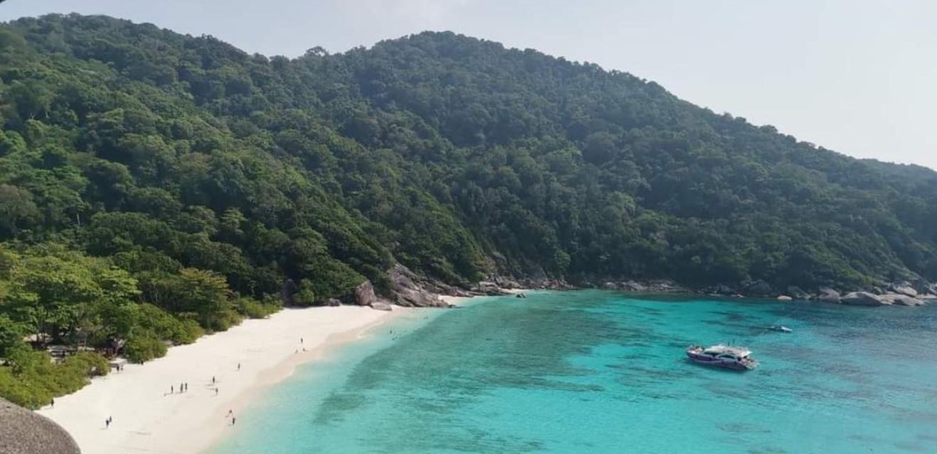 similan islands beach from viewpoint