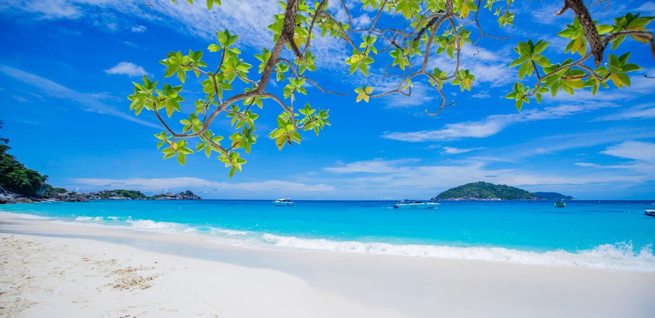 similan islands beach view white sand