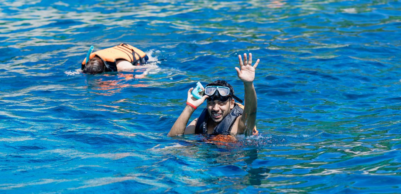 snorkeling at similan islands clear water boat tour