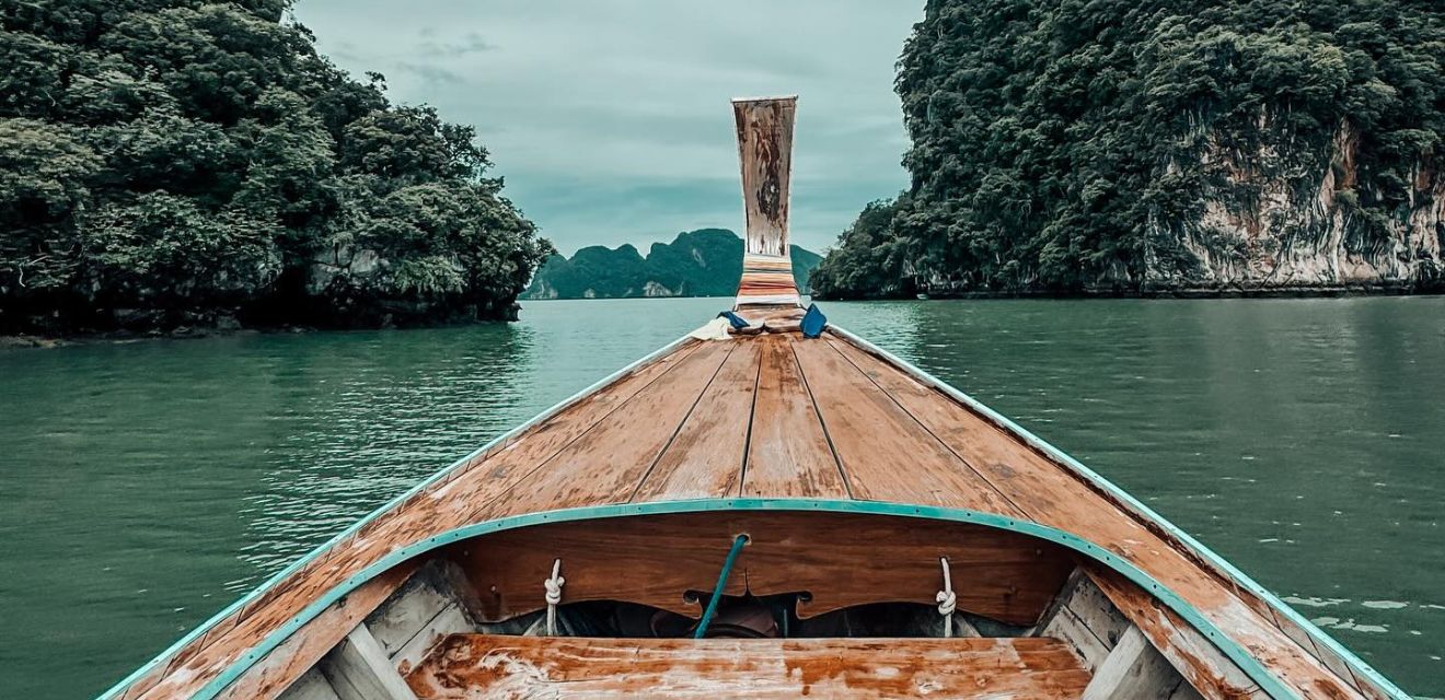 thai longtail boat andaman sea james bond 1