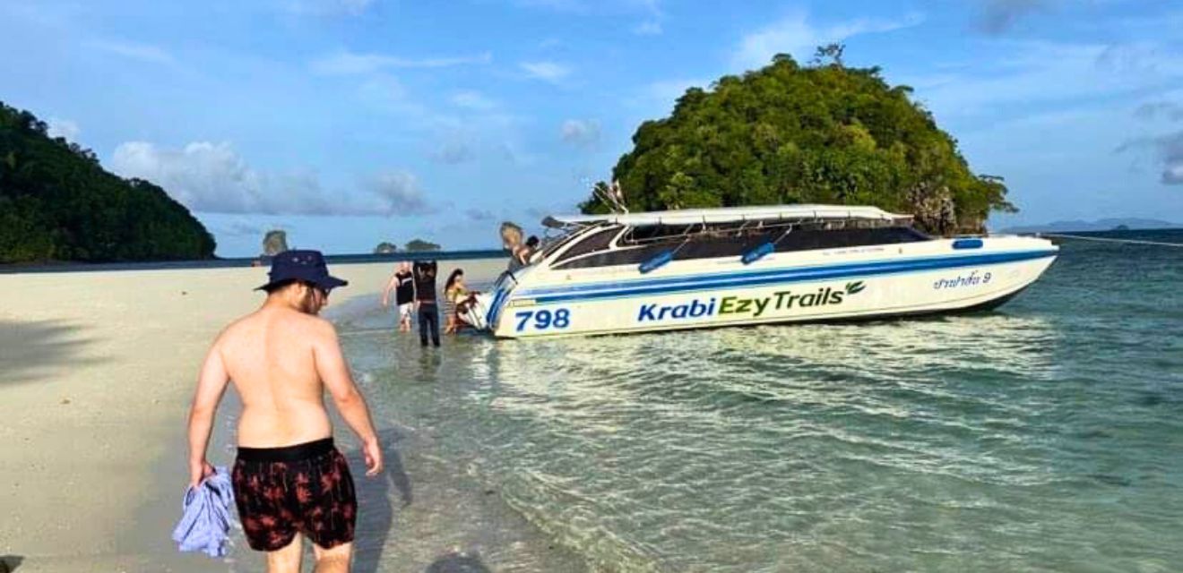 krabi ezy trails speedboat at krabi 4 islands