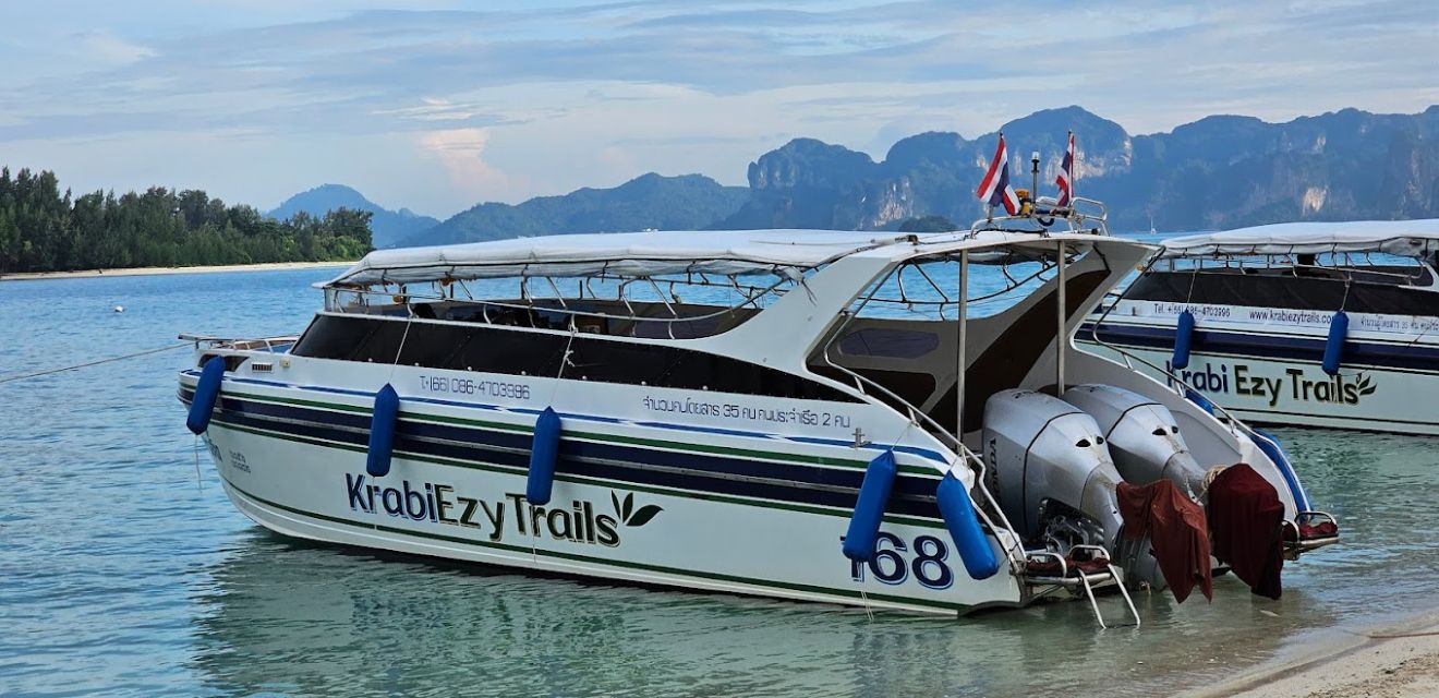 krabi ezy trails speedboat photo koh phi phi tour from krabi include 4 islands