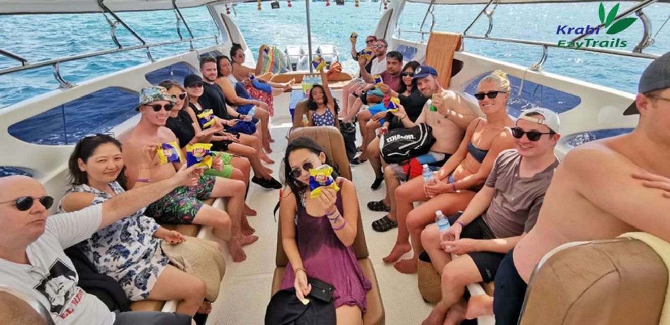 shared speedboat tour phi phi islands from krabi